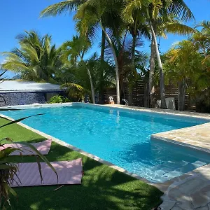 Vakantiehuis Caraiba - Maisons De Vacance Avec Piscine Et Toit Terrasse Proche De La Plage Ste-Anne St-Francois